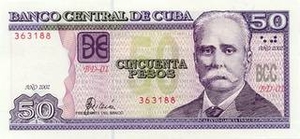 CUP кубинский песо 50 кубинских песо 