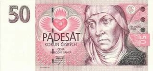 CZK чешская крона 50 чешских крон 