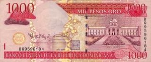 DOP доминиканское песо 1000 доминиканских песо 
