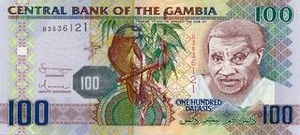 GMD гамбийский даласи 100 гамбийских даласи 