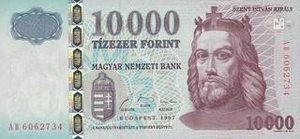 HUF венгерский форинт 10000 венгерских форинтов 