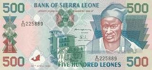SLL леоне Сьерра-Леоне 500 сьерра-леонских леоне 