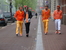 Оранжевый - официальный цвет праздника! Вы не найдёте ни одного нидерландца у которого не было бы надето чего то оранжевого! Очень часто на улицах можно было встретить людей, полностью одетых в оранже